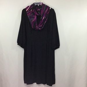 ALYX Woman Black Dress With Scarf